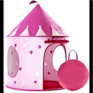 New Princess play pop up castle in a bag pink